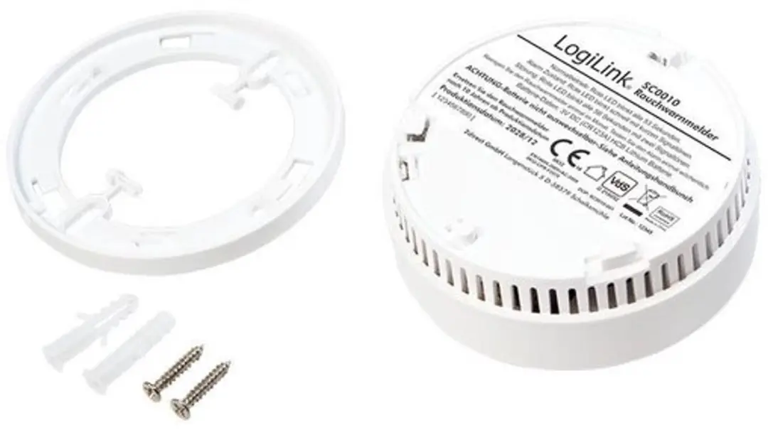 Logilink SC0010 Rookmelder 10 Jaar - Wit