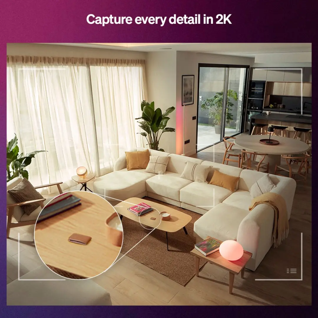 Hue Secure Cam 2K Bedraad Wit - afbeelding 6 van 6