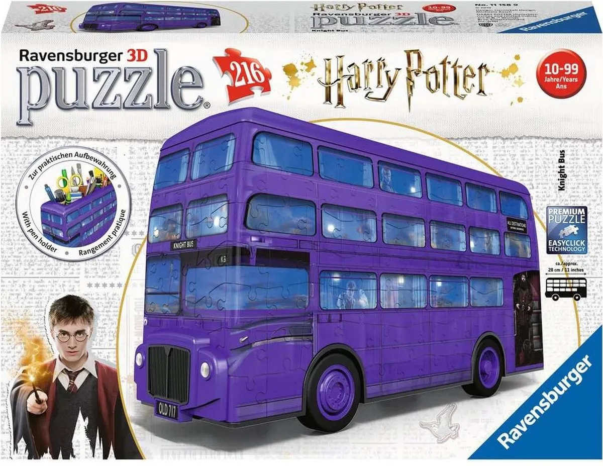 Ravensburger Harry Potter Bus 3D Puzzel 216 Stuks