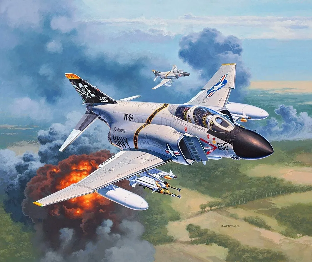 Revell 03941 F-4J Phantom II Modelbouwpakket - 1:72 - 85 Onderdelen - Multi