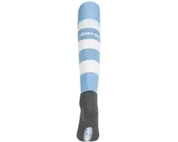Uhlsport Team Pro Essential Stripe Voetbalkousen 28-32 - Hemelsblauw/Wit