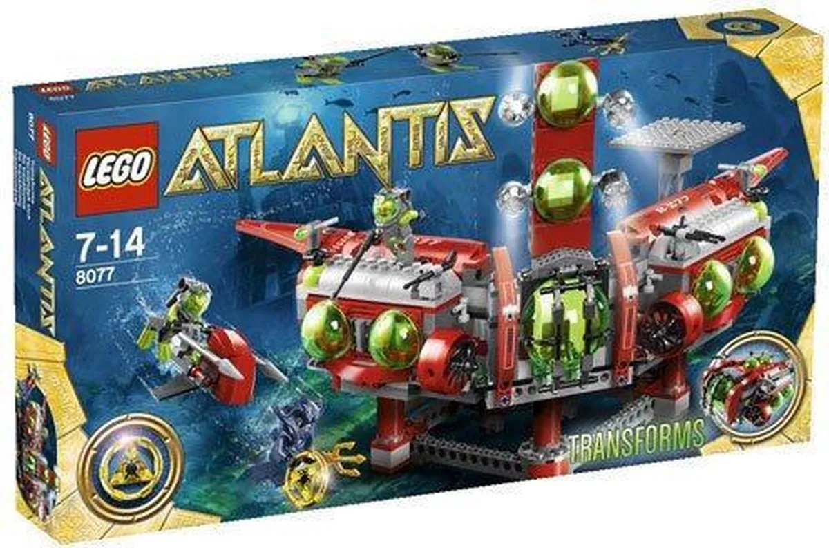 LEGO Atlantis Expeditie Hoofdkwartier 8077
