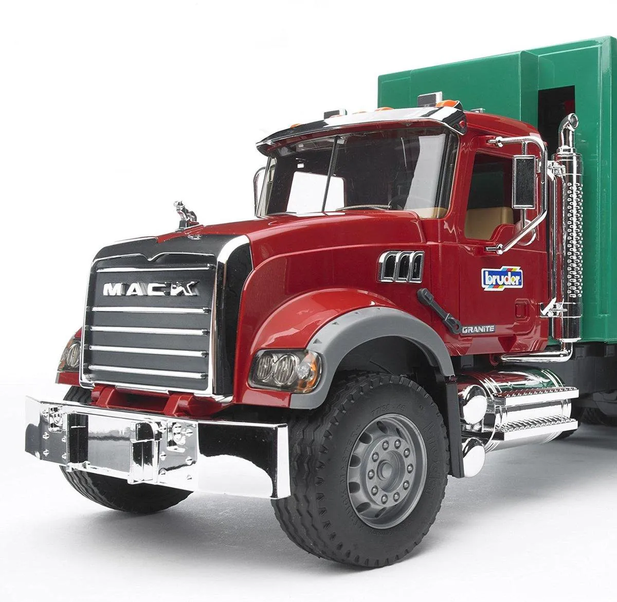 Bruder Mack Granite Vuilniswagen 2812 - Groen