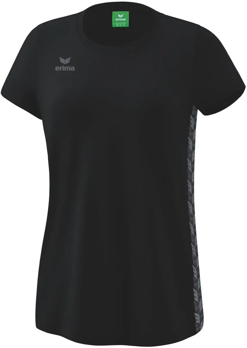 Erima Essential Team T-Shirt Dames - 38 - Zwart
