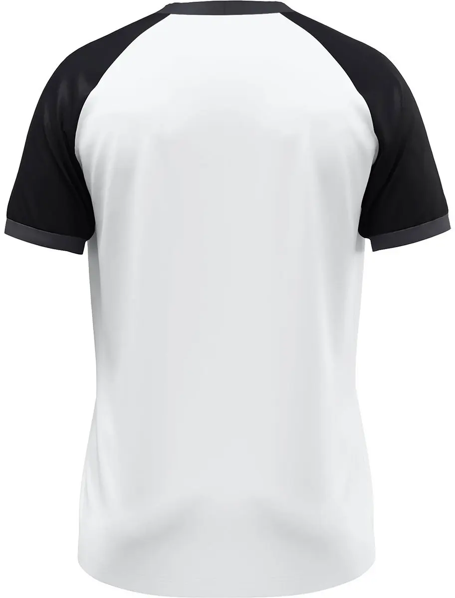 Jako Dynamic Shirt Korte Mouw Heren - L - Wit/Zwart/Antraciet