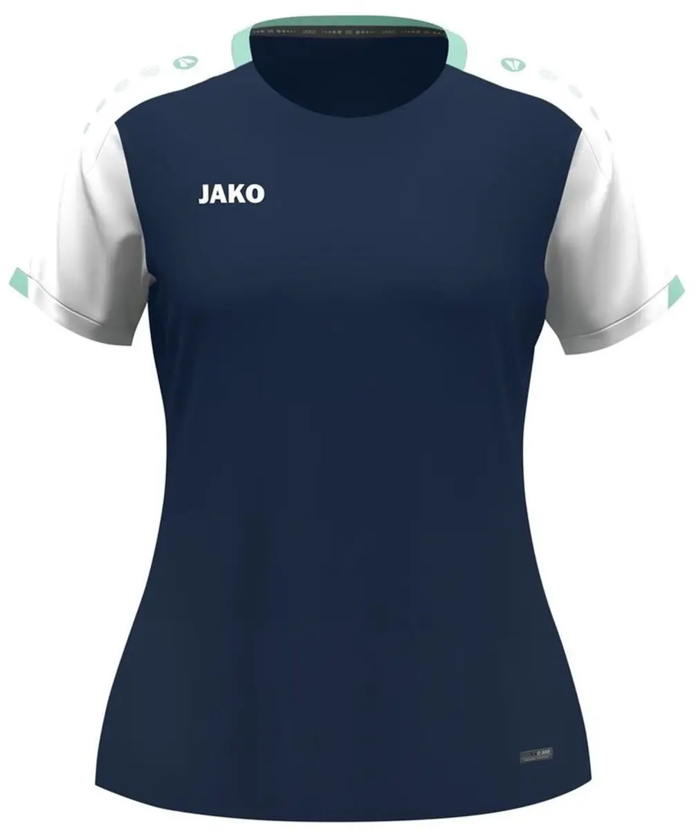 Jako Dynamic T-Shirt Dames Marine/Wit/Munt - L - afbeelding 6 van 6