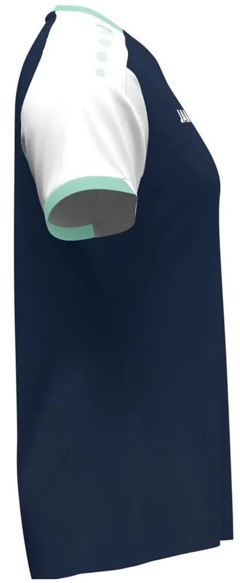 Jako Dynamic T-Shirt Dames Marine/Wit/Munt - L