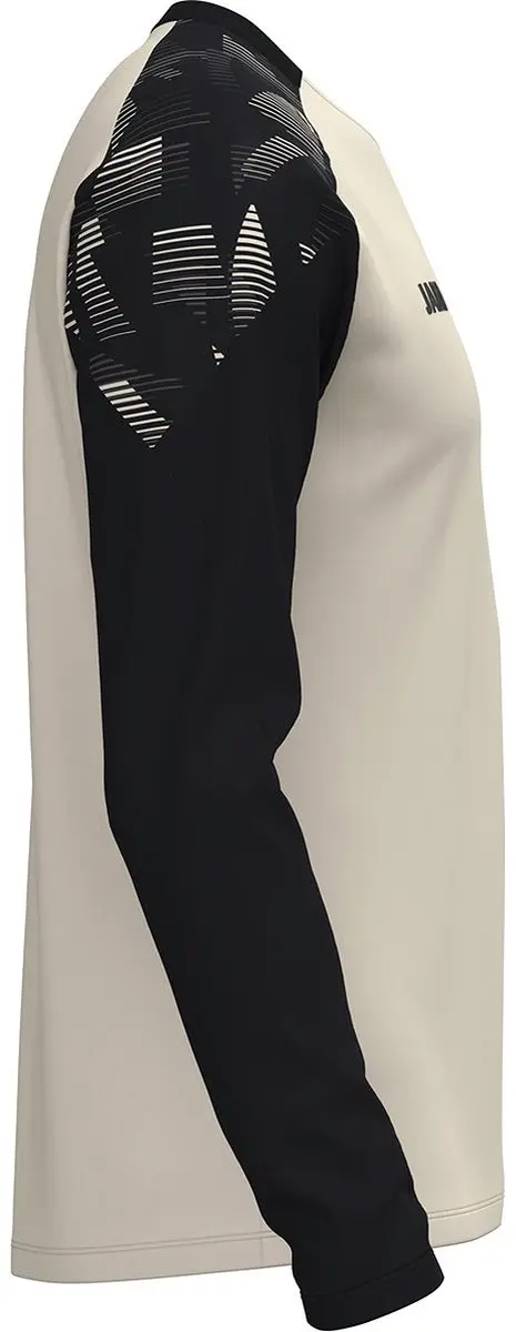 Jako Sonic Longsleeve Kinderen 152 - Off White/Zwart