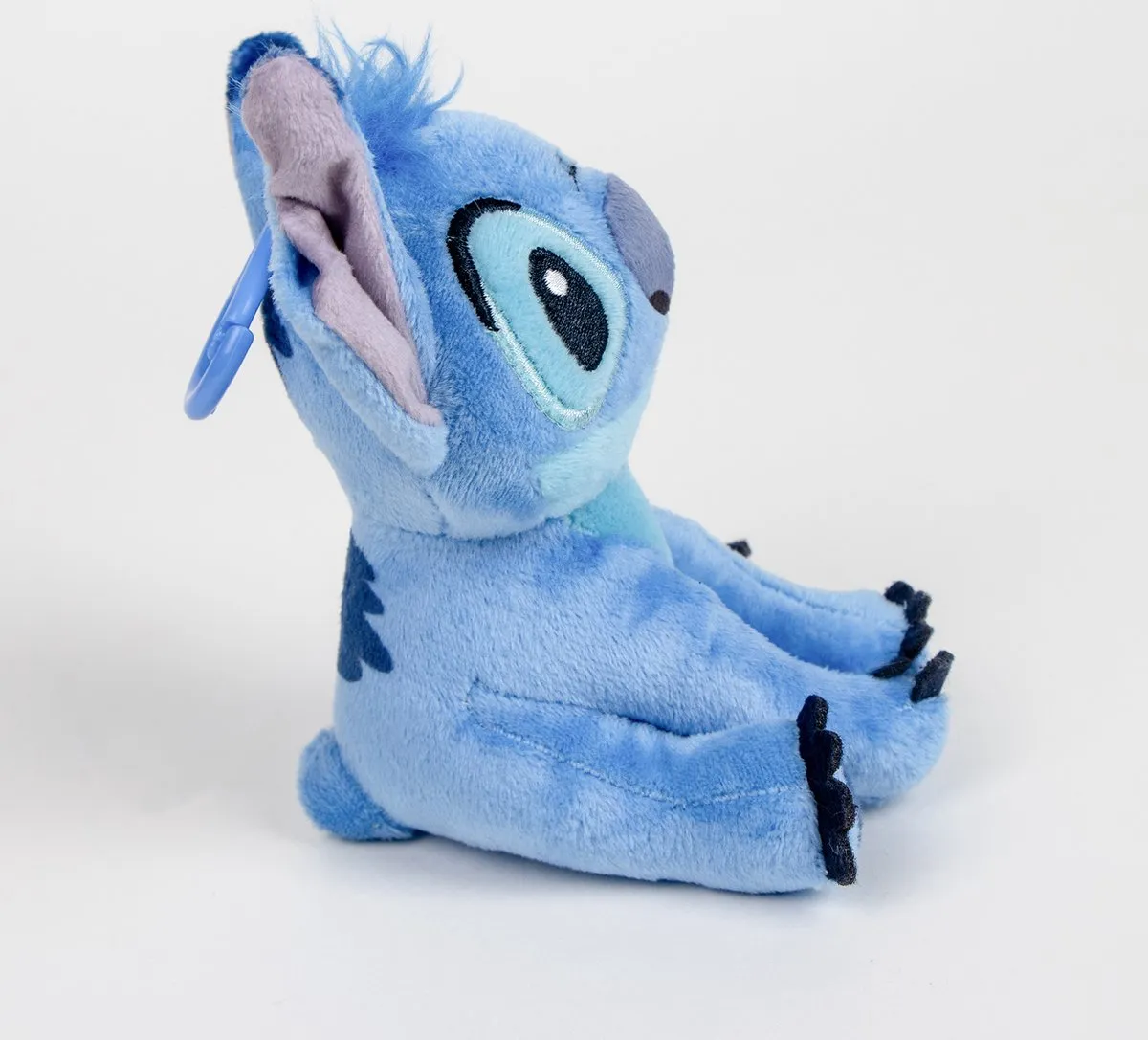 Disney Stitch Knuffels Tassenhanger - 3 Stuks - 12cm - Roze/Rood/Blauw