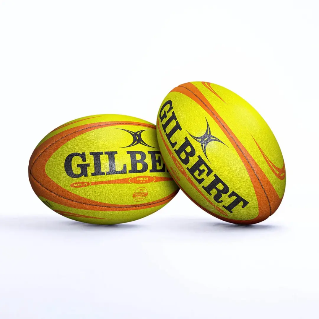 Gilbert Rugbybal Match Omega Fluor Maat 5 - Multikleur