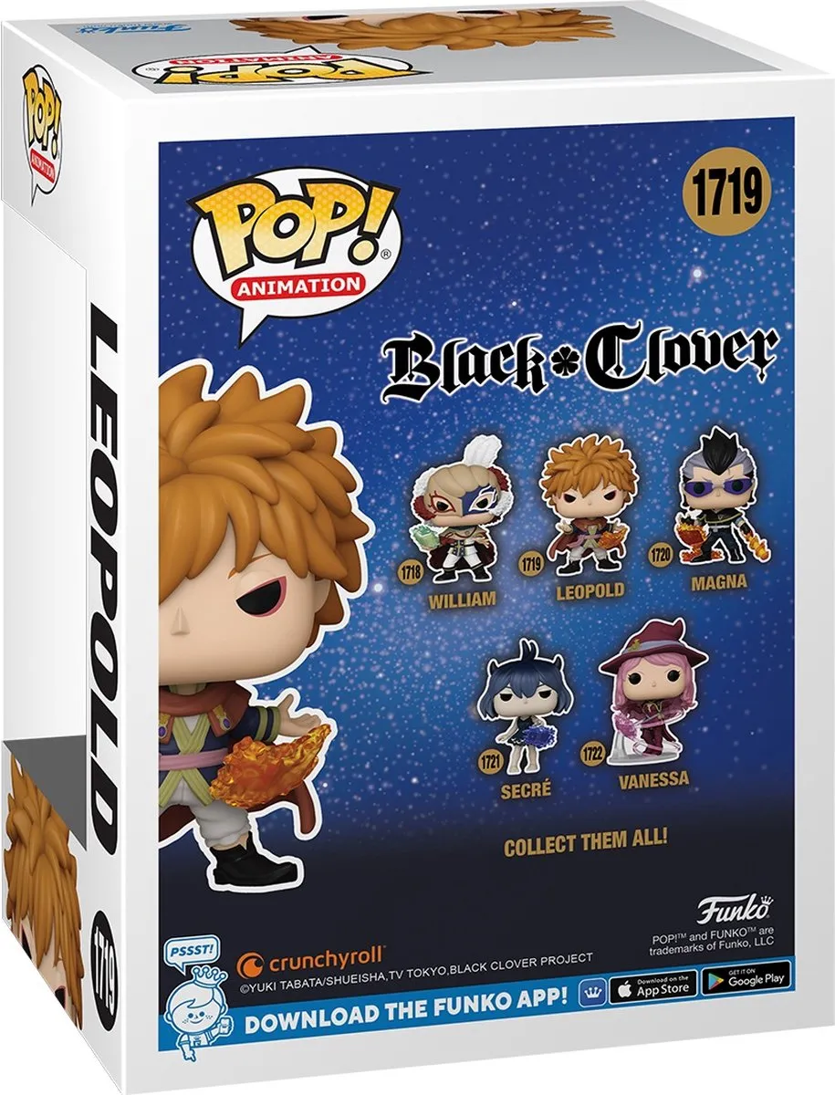 Funko Pop! Black Clover Leopold #1719 - Veelkleurig