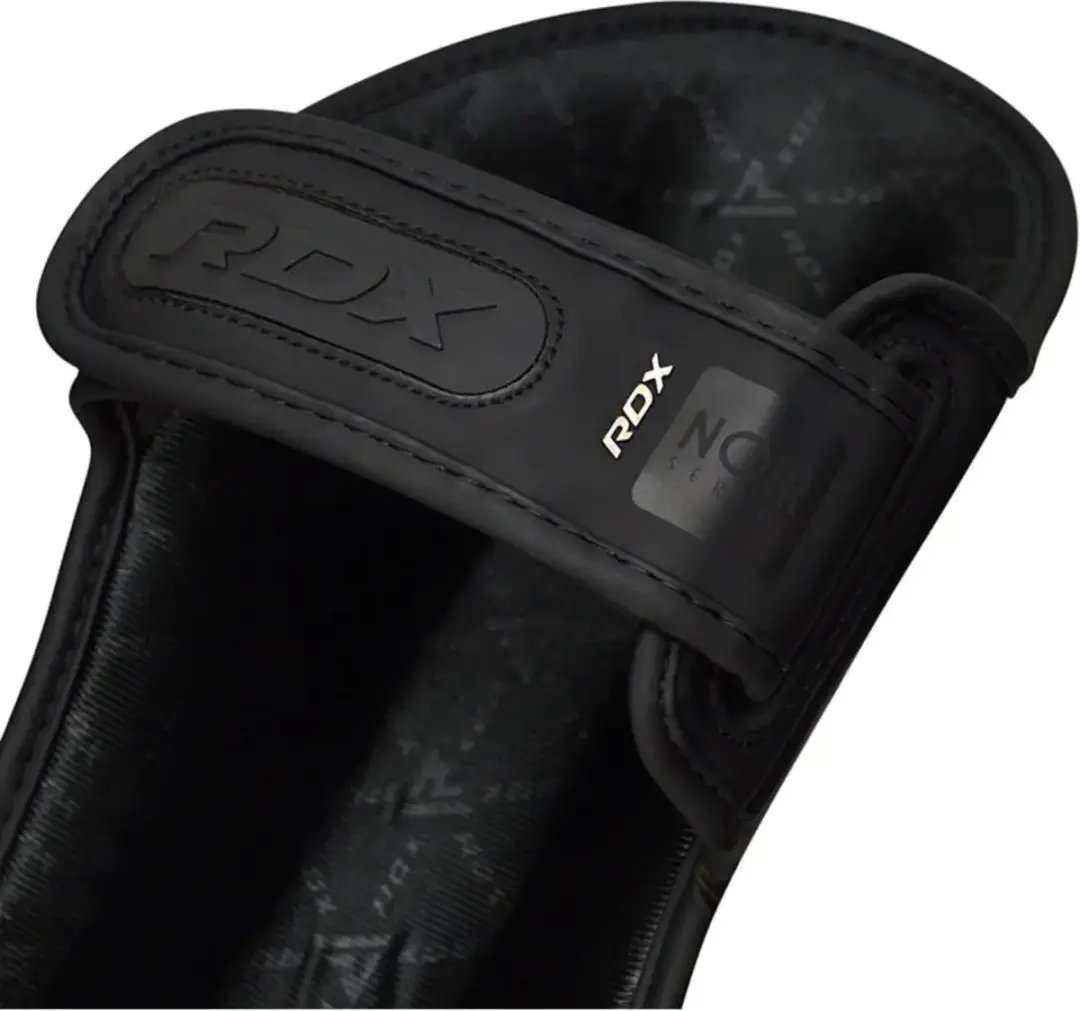 RDX Sports T15 Scheenbeschermers - Maat L - Matzwart