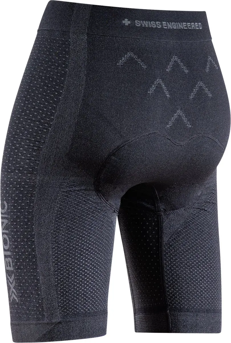 X-Bionic Xceed Ride Liner Shorts Dames - Maat L - Zwart/Grijs