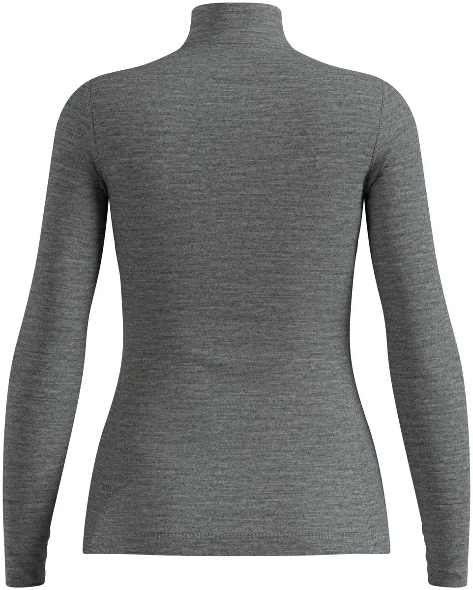 ODLO Naturel Merino Thermoshirt Vrouwen S - Donkergrijs - afbeelding 3 van 3