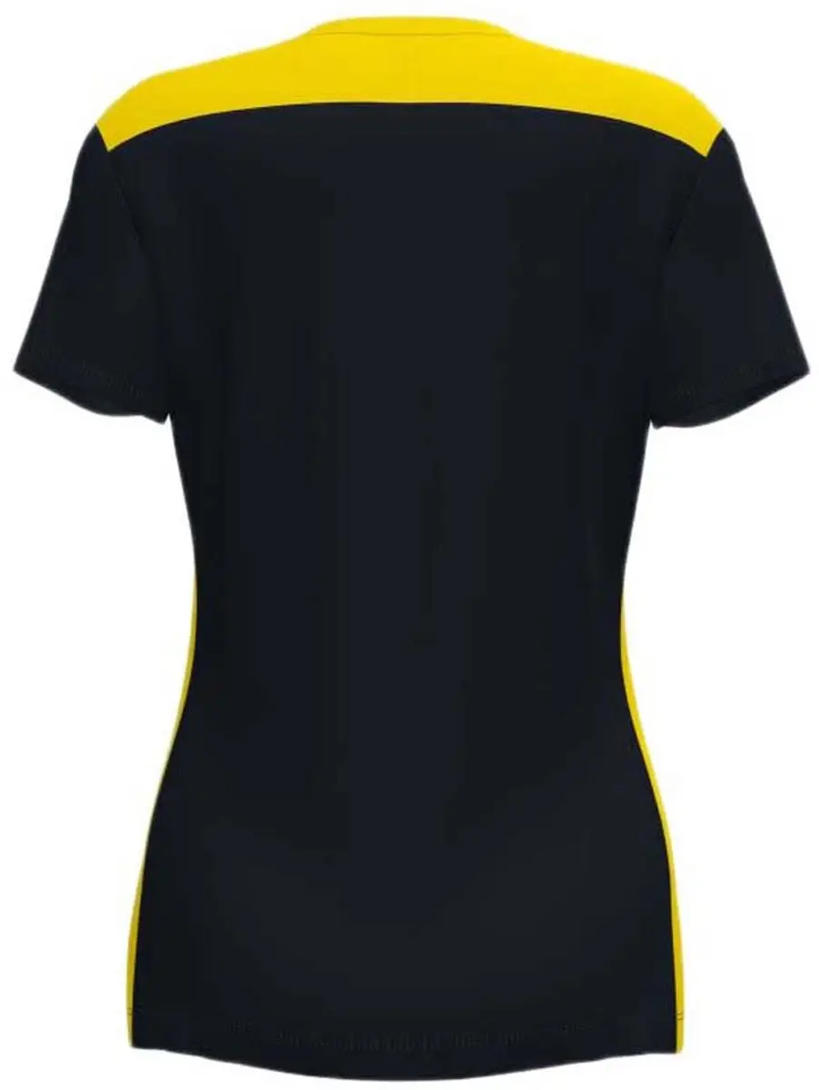 Joma Championship VI Shirt Dames - M - Zwart/Geel