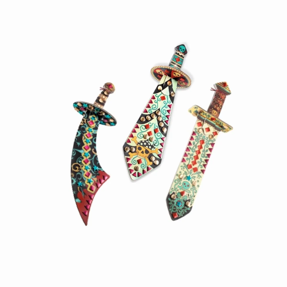 Djeco Like A Pirate Mozaïeken & Stickers Multicolor - afbeelding 2 van 6