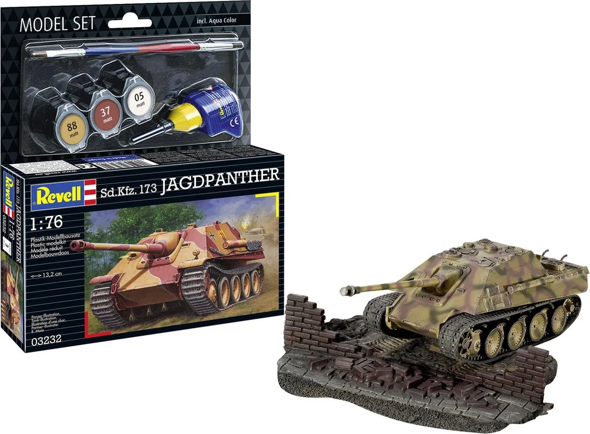 Revell 63232 Jagdpanther Tank Modelbouwpakket 1:72