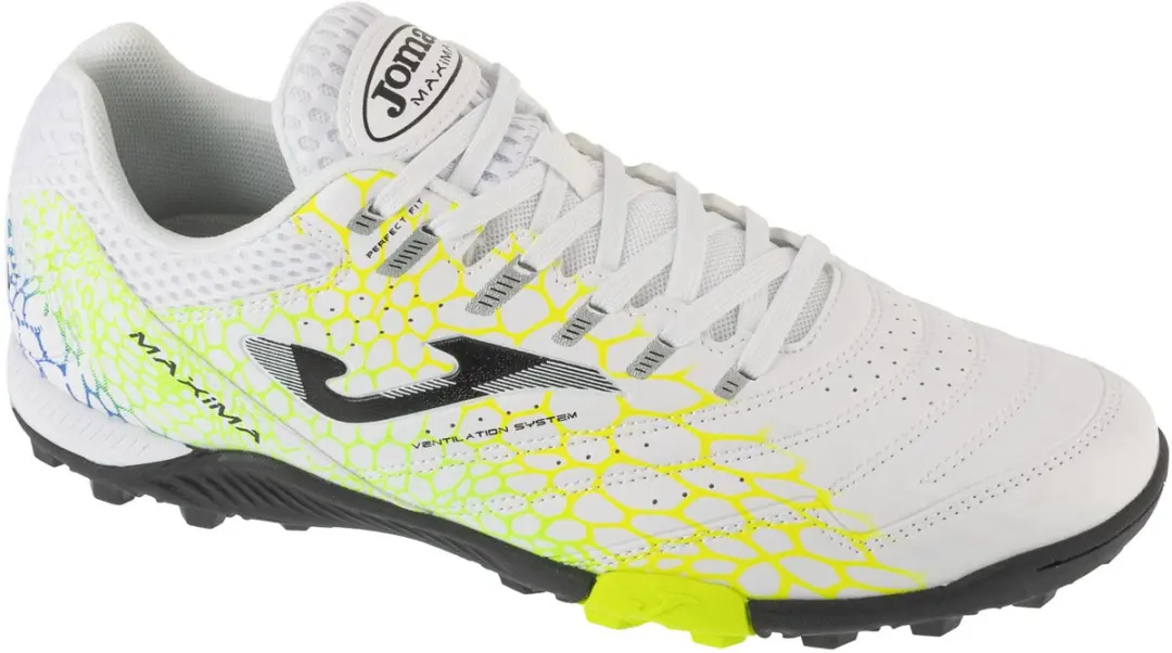 Joma Maxima 25 MAXW TF, Mannen, Wit, Voetbalschoenen, maat: 41