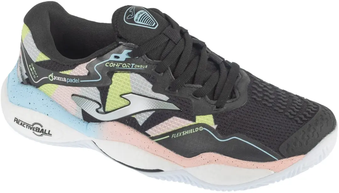 Joma Smash Lady 25 TSMALW, Vrouwen, Zwart, buty do padla, maat: 40,5