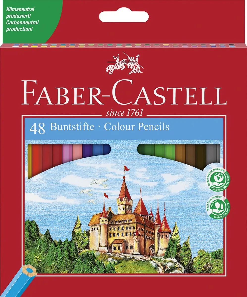 Faber-Castell Castle FC-120148 Kleurpotloden - 48 Stuks