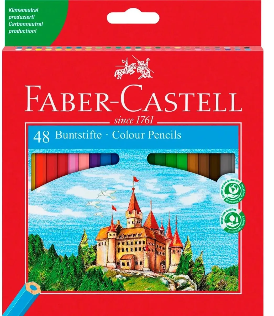 Faber-Castell Castle FC-120148 Kleurpotloden - 48 Stuks