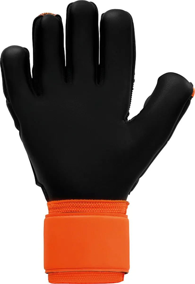 Uhlsport Super Resist+ HN Keepershandschoenen - Maat 4 - Zwart/Oranje