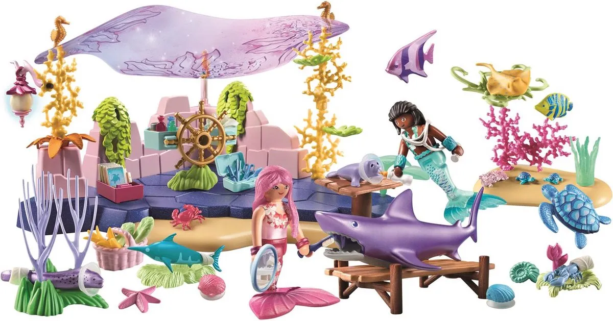 Playmobil Princess Magic Zeemeermin Dierenverzorging 71499 - Multicolor