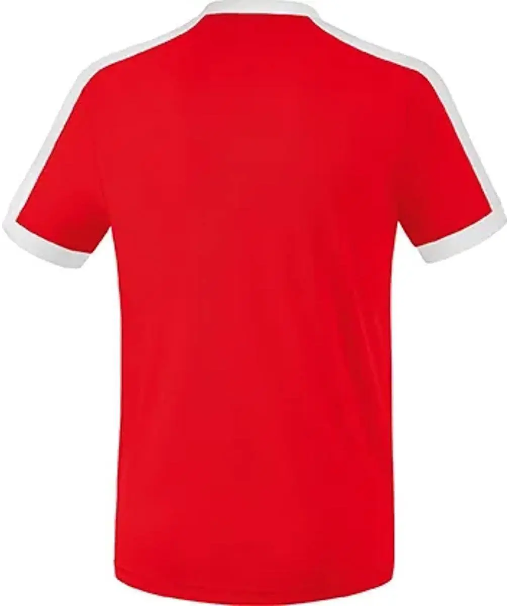 Erima Retro Star Shirt Heren Korte Mouw - XL - Rood/Wit