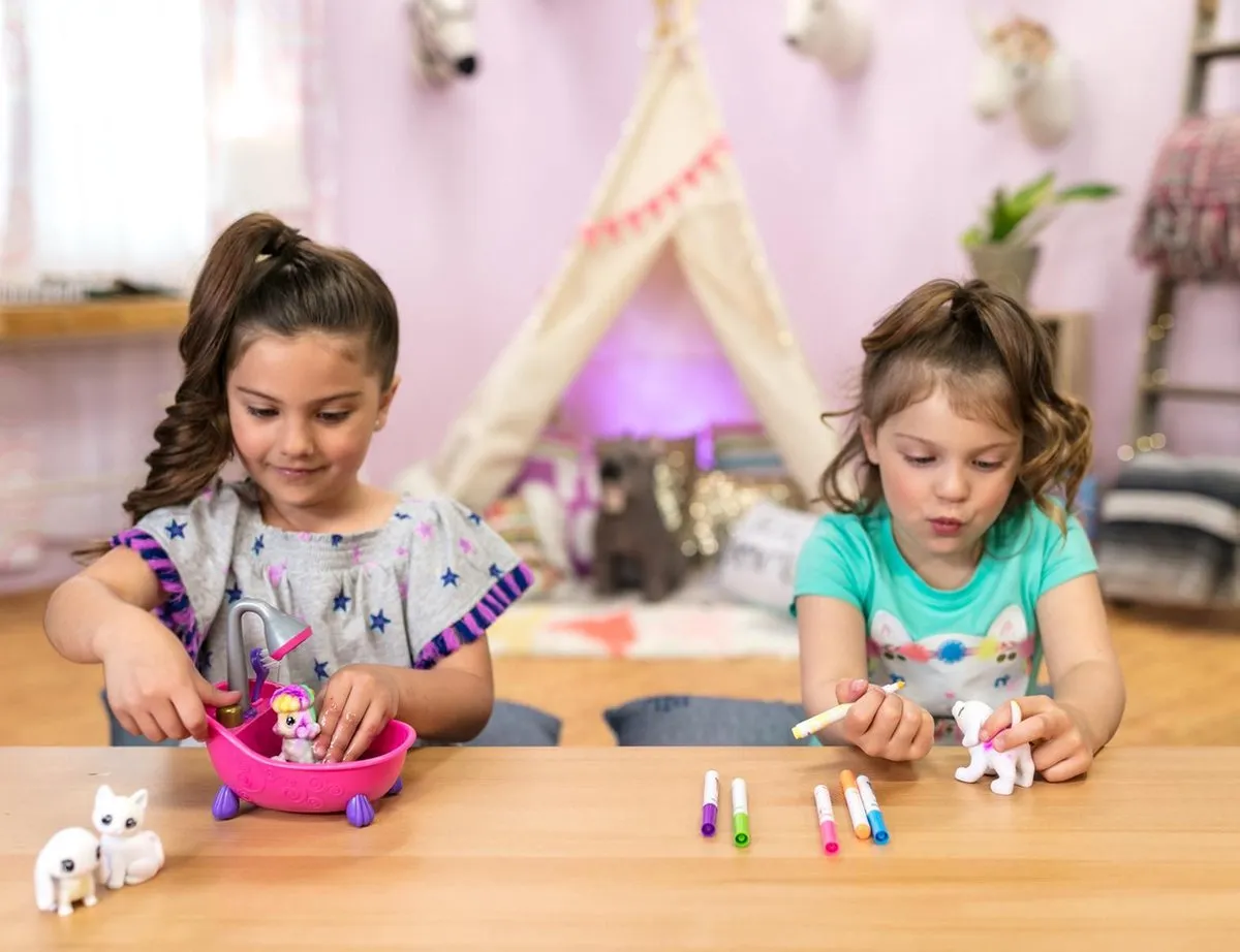 Crayola Washimals Uitbreidingsset Kat - 6 Stuks