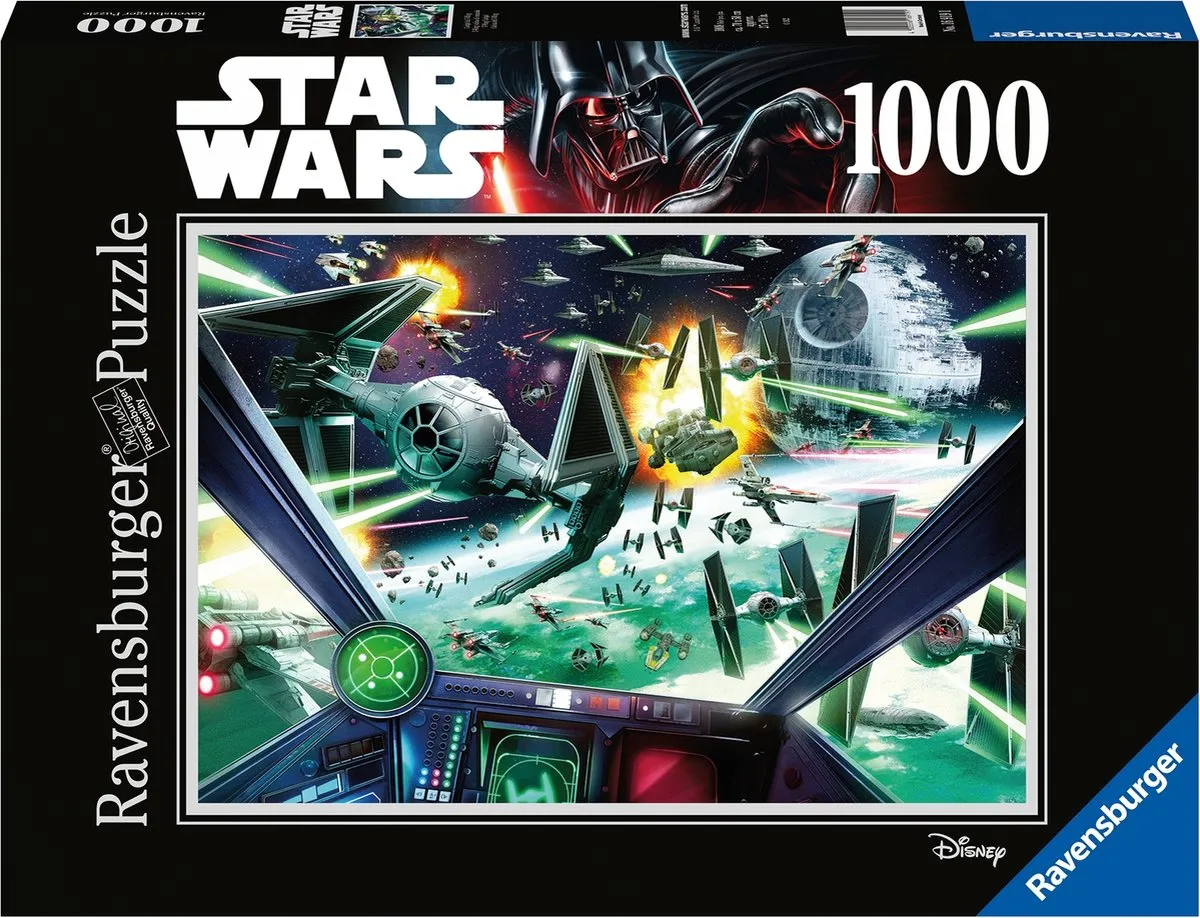 Ravensburger Disney Star Wars X-Wing Cockpit Legpuzzel 1000 Stuks