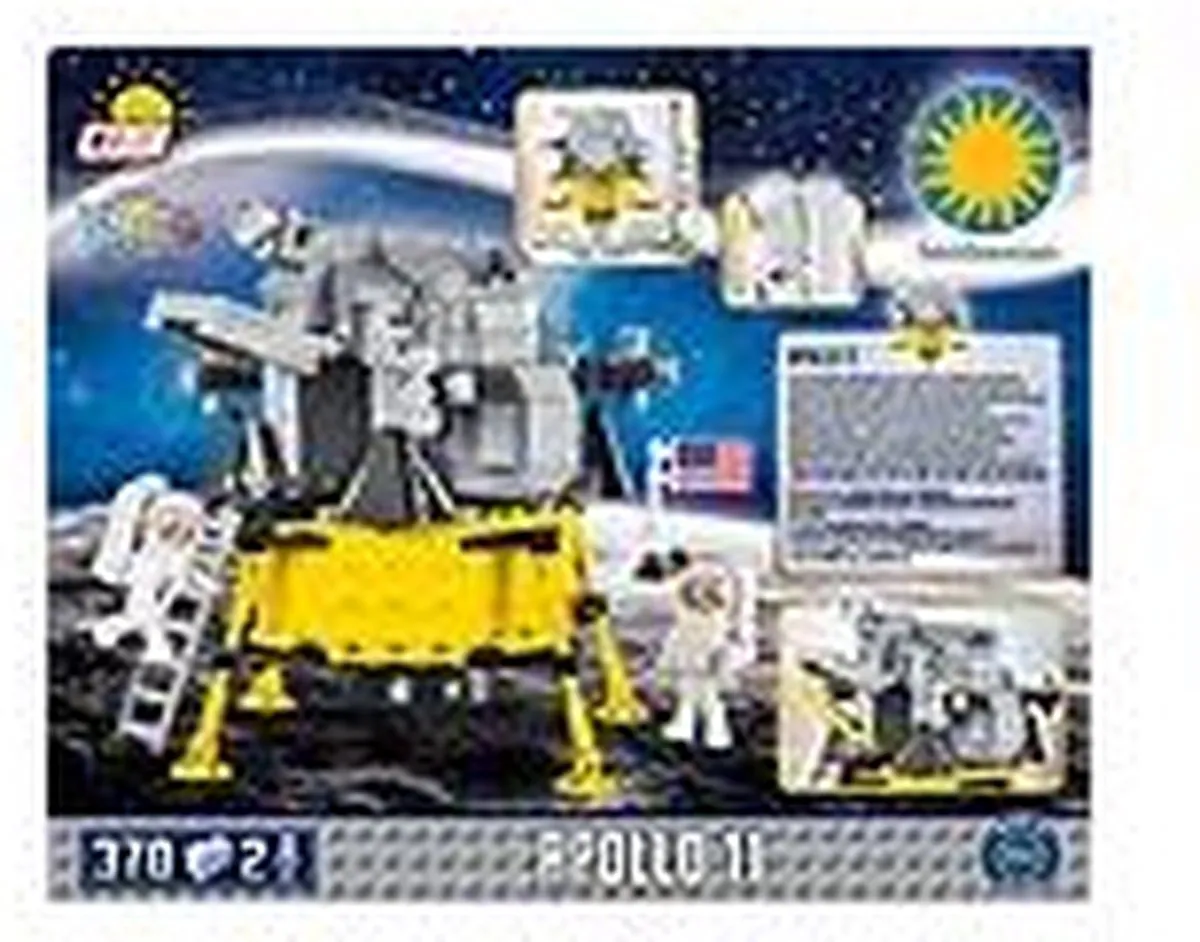 Cobi Apollo 11 21079 Bouwset - Grijs/Geel - afbeelding 3 van 6