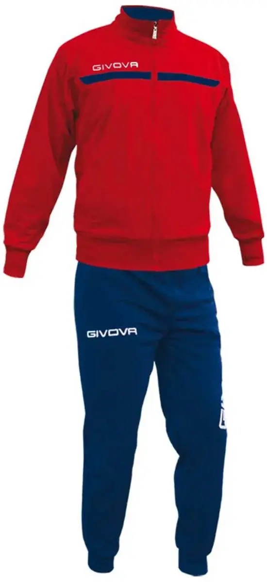 Givova One Trainingspak - Rood/Blauw S