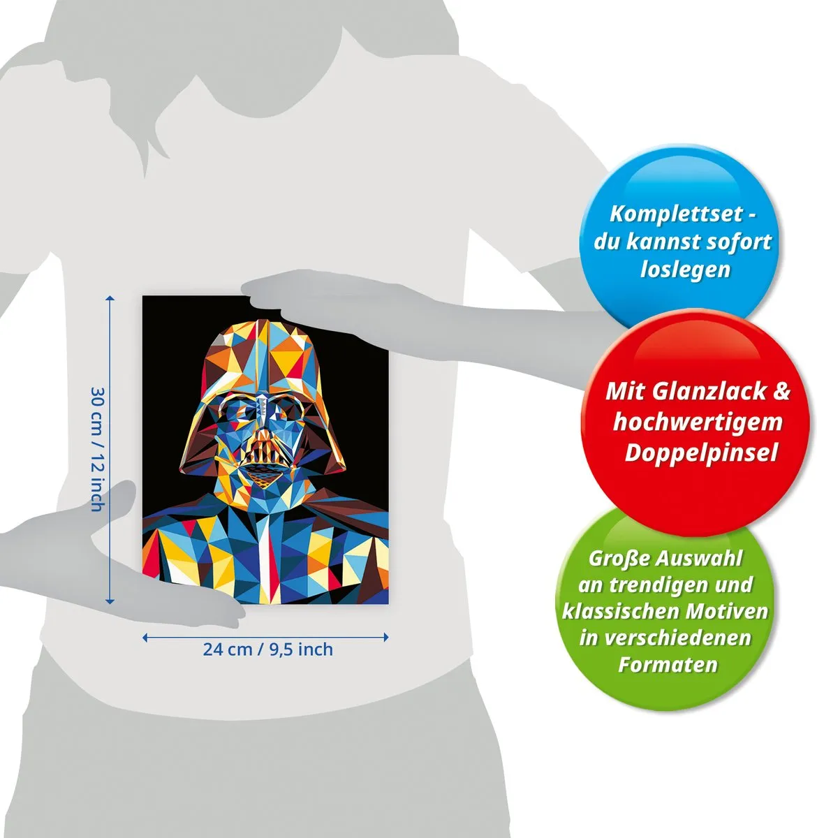 Ravensburger CreArt Star Wars: Darth Vader - Schilderen op nummer voor volwassenen