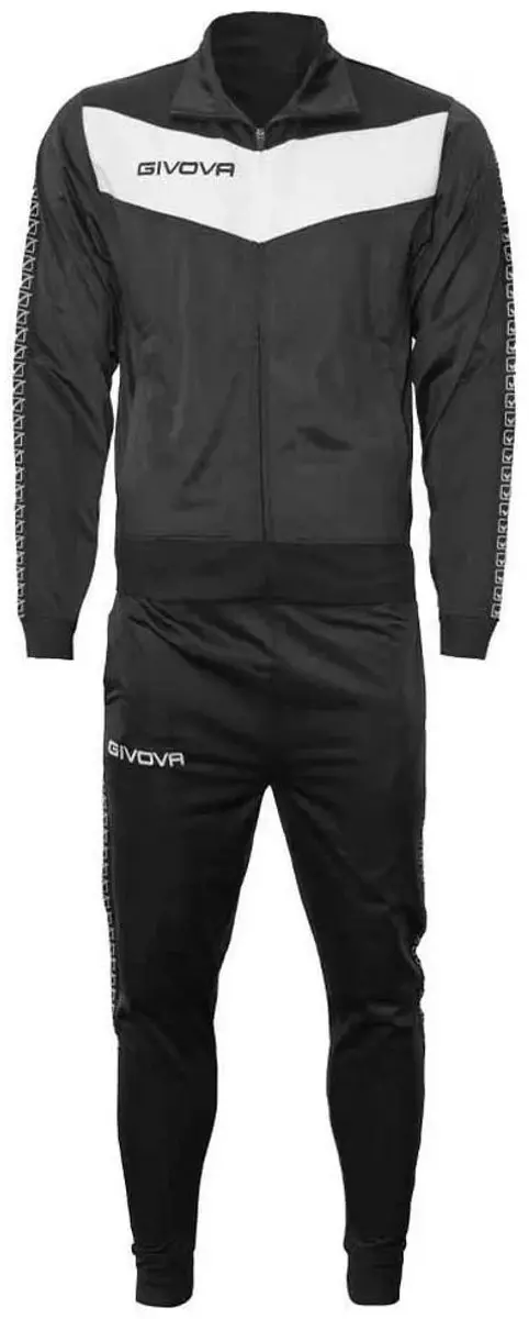 Givova Visa Trainingspak S - Zwart/Wit