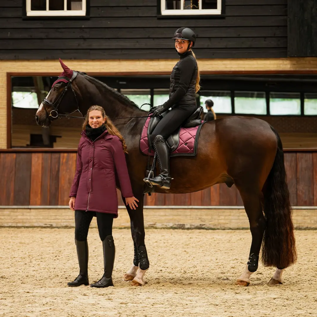 QHP Winterjas Maelynn - 36 - Rood - afbeelding 5 van 6