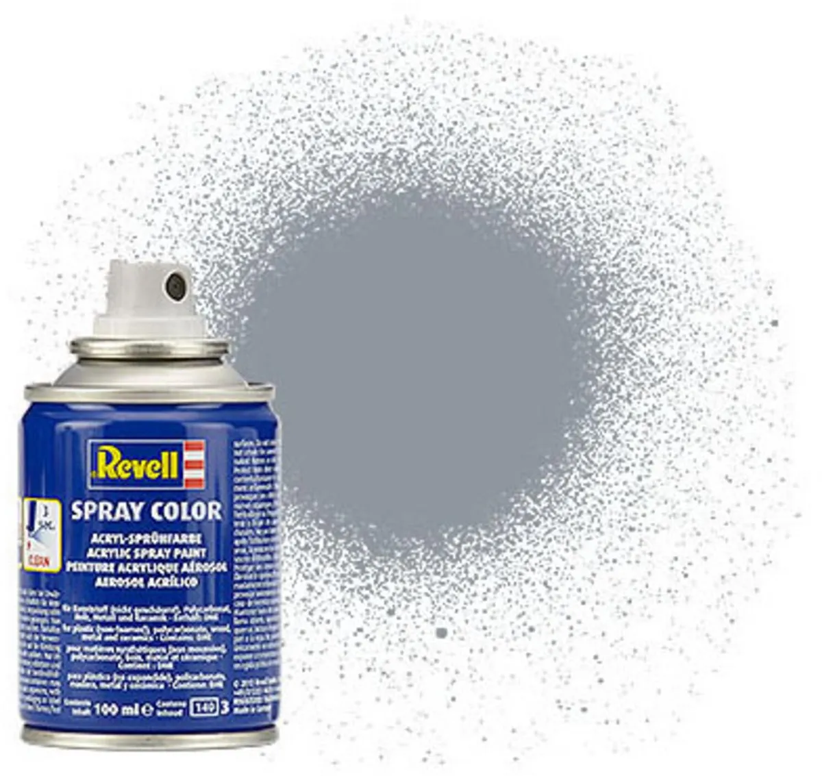Revell Hobbyverf Acryl Spray #91 Steel Metallic 100ml