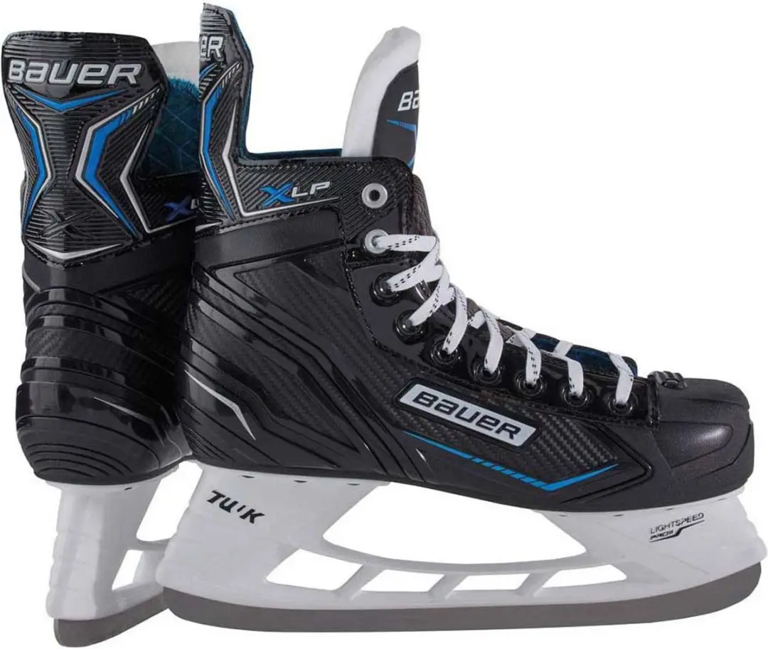 Bauer X-LP IJshockeyschaats Junior 38.5 - Zwart/Wit/Blauw