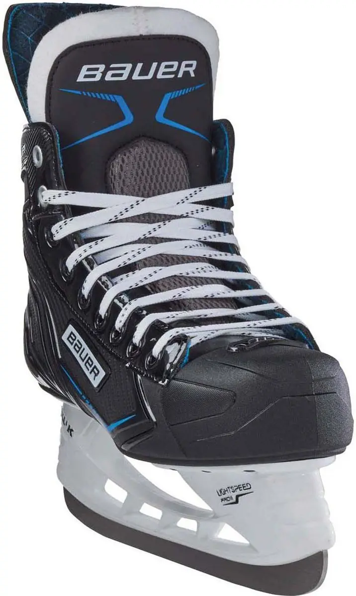 Bauer X-LP IJshockeyschaats Junior 38.5 - Zwart/Wit/Blauw