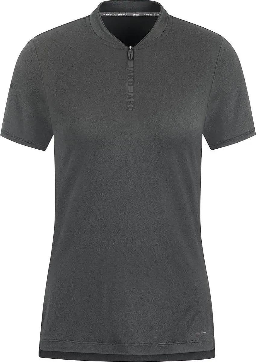 JAKO Pro Casual Polo Dames - Asgrijs Maat 44