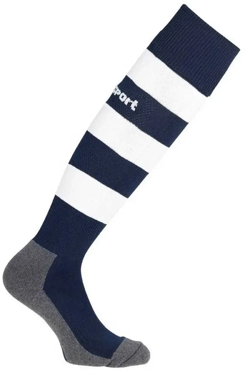 Uhlsport Team Pro Essential Stripe Voetbalkousen 41-44 - Marine/Wit