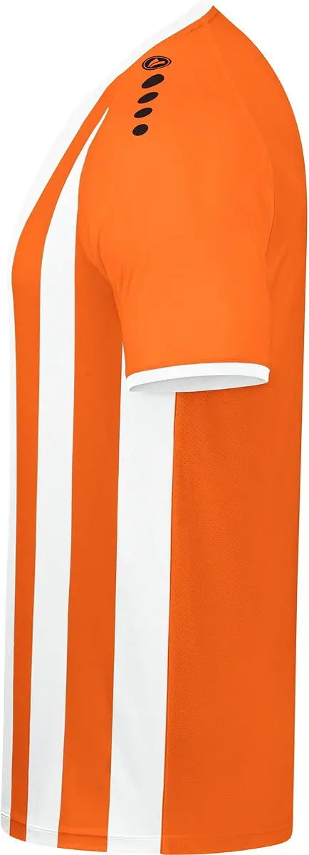 Jako Inter Shirt Heren Korte Mouw - Wit/Fluo Oranje M