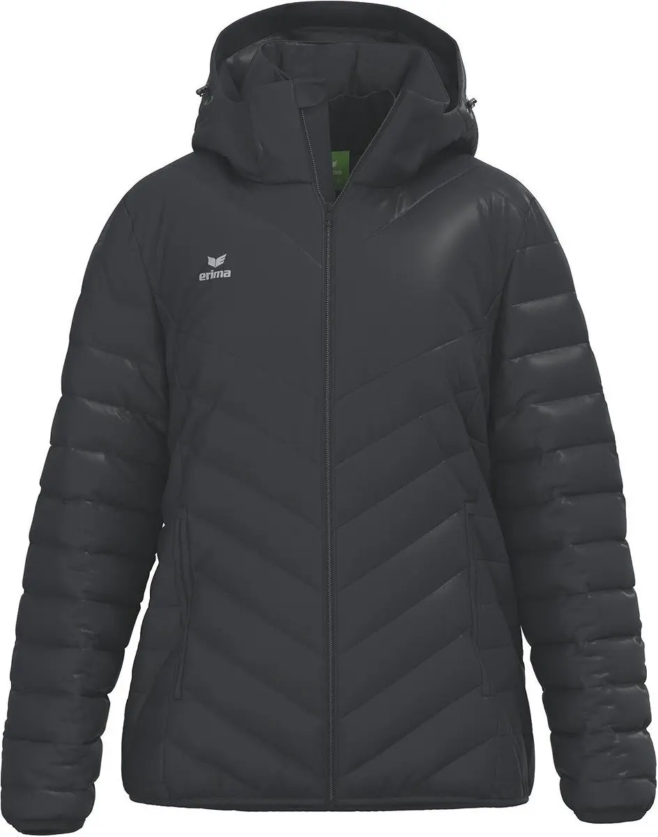 Erima Cmpt Puffer Jack Dames - Zwart - Maat 34