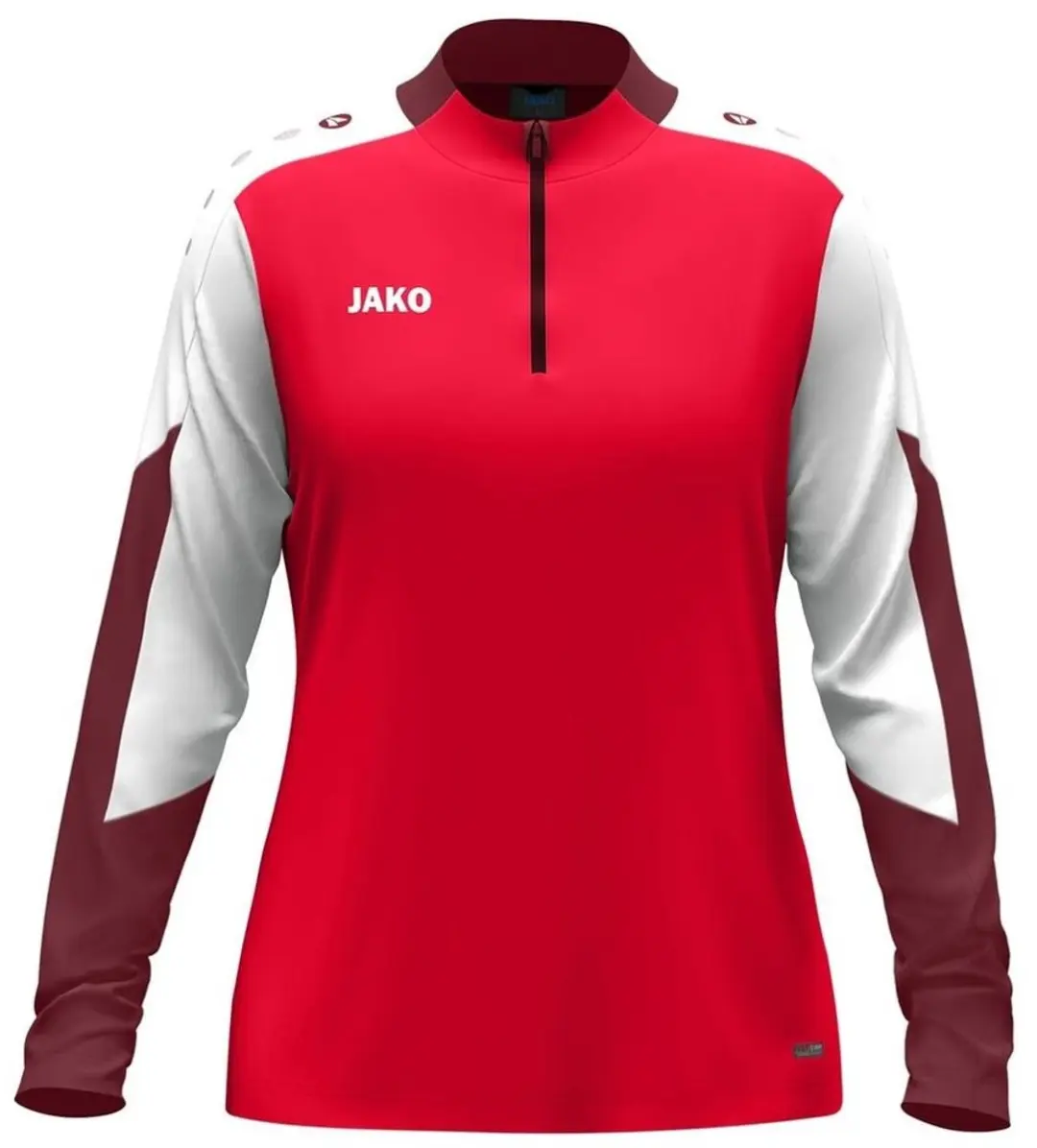 Jako Dynamic Ziptop Dames XL - Rood/Wit/Donkerrood - afbeelding 6 van 6