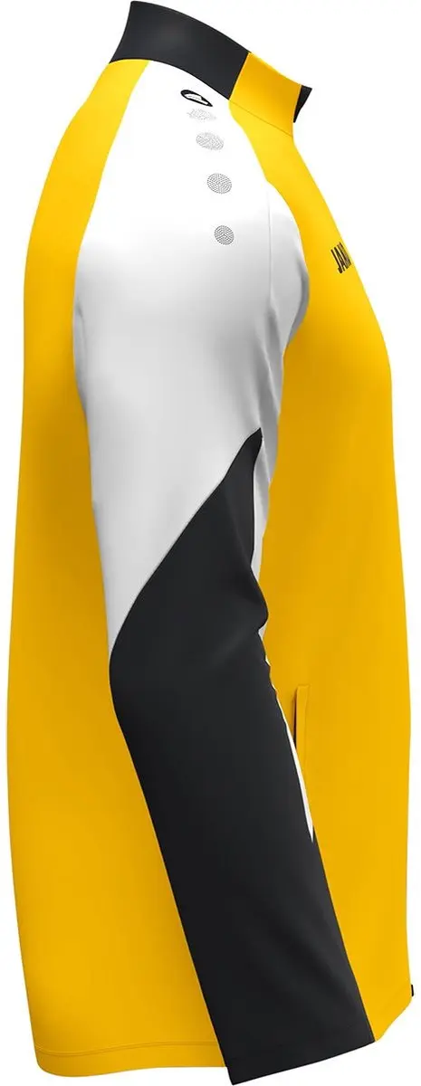 Jako Dynamic Polyestervest Heren - Geel/Wit/Zwart 4XL