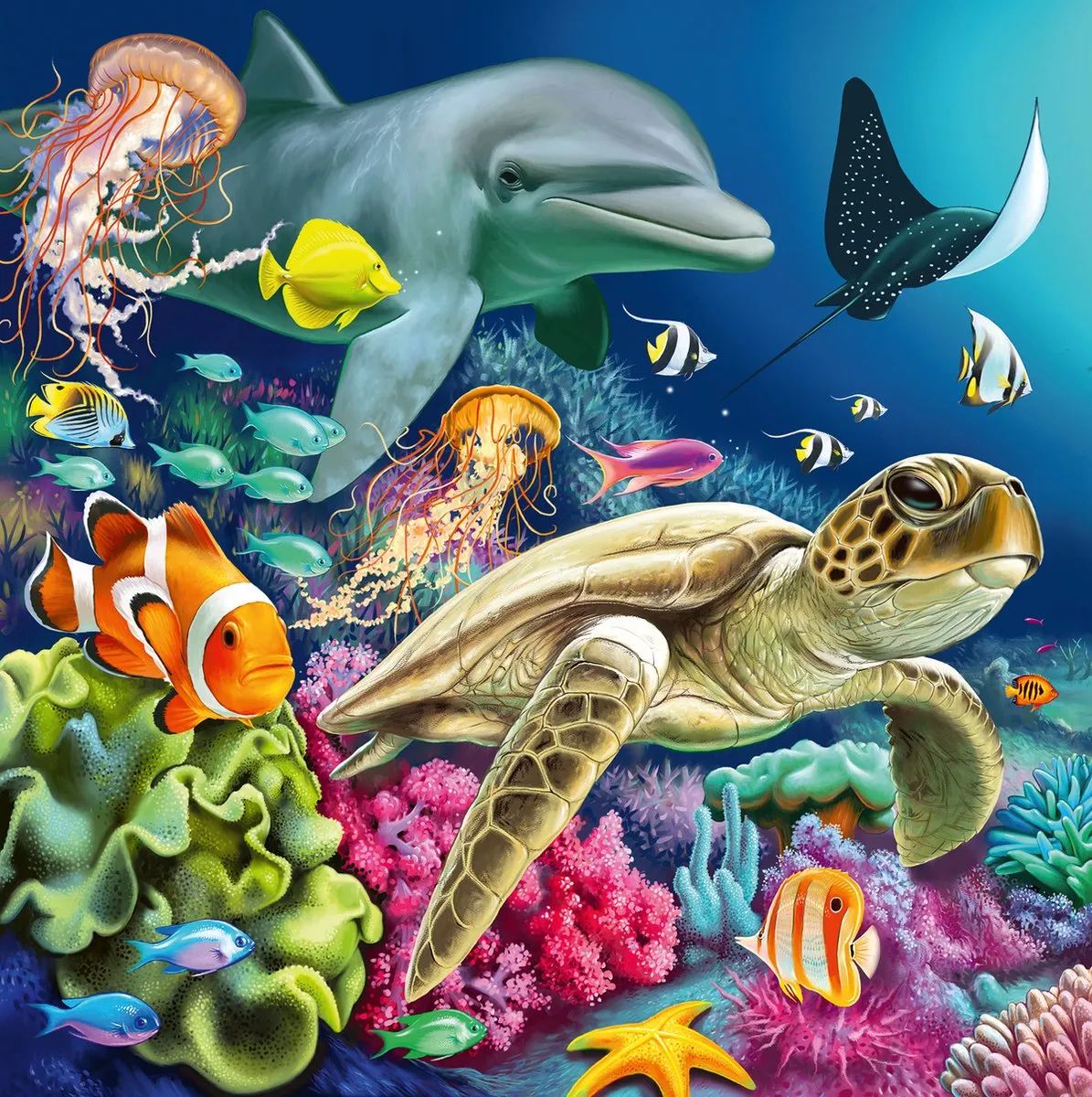 Ravensburger Betoverende Onderwaterwereld Puzzel - 147 Stuks - Multicolor