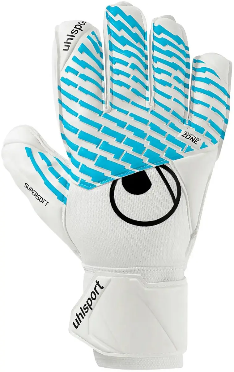 Uhlsport FM Cybertec Supersoft Keepershandschoenen 10 - Blauwwitzwart