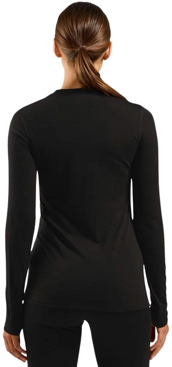 ODLO Natural Merino 160 Lange Mouwen Shirt - XS - Zwart