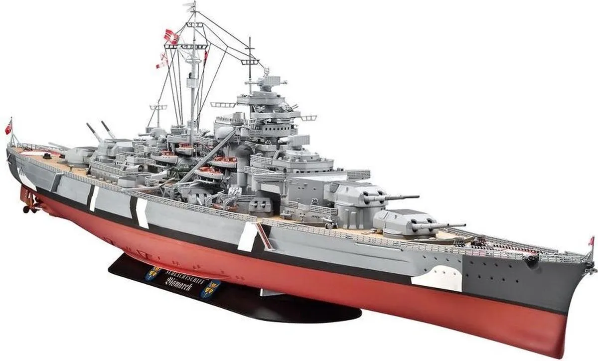 Revell 05040 Modelbouwpakket Battleship Bismarck 1:350 - 659 Onderdelen
