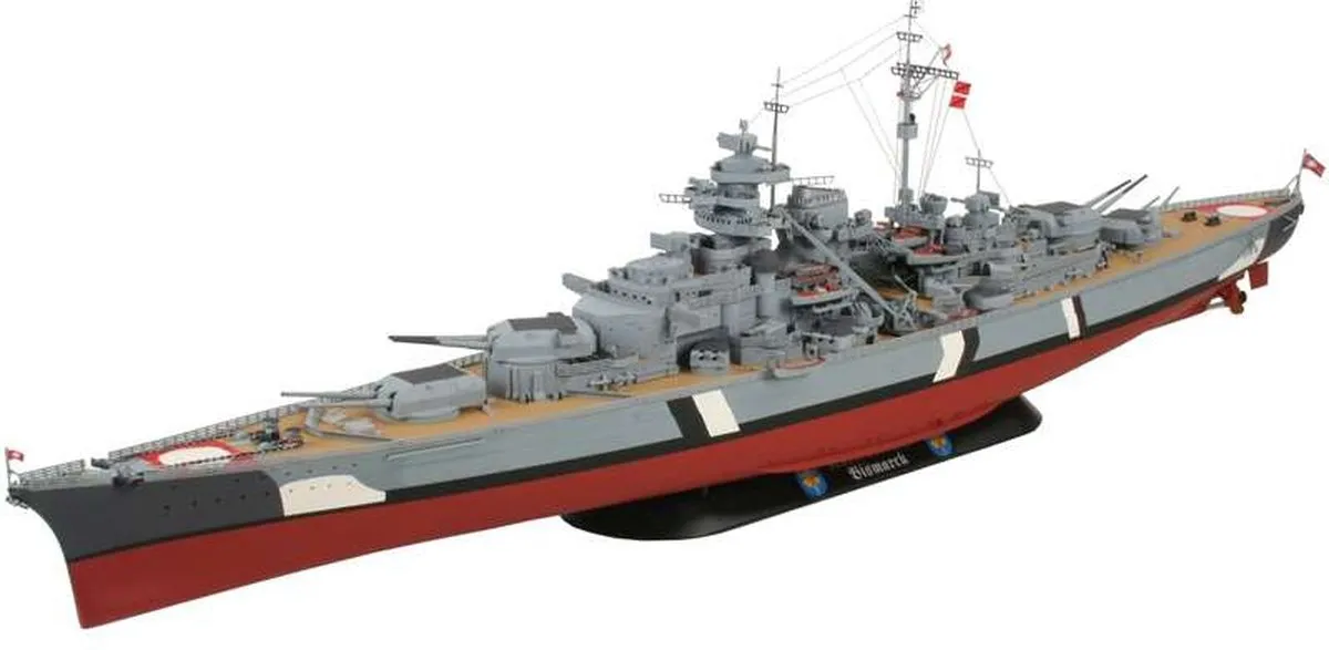 Revell 05040 Modelbouwpakket Battleship Bismarck 1:350 - 659 Onderdelen