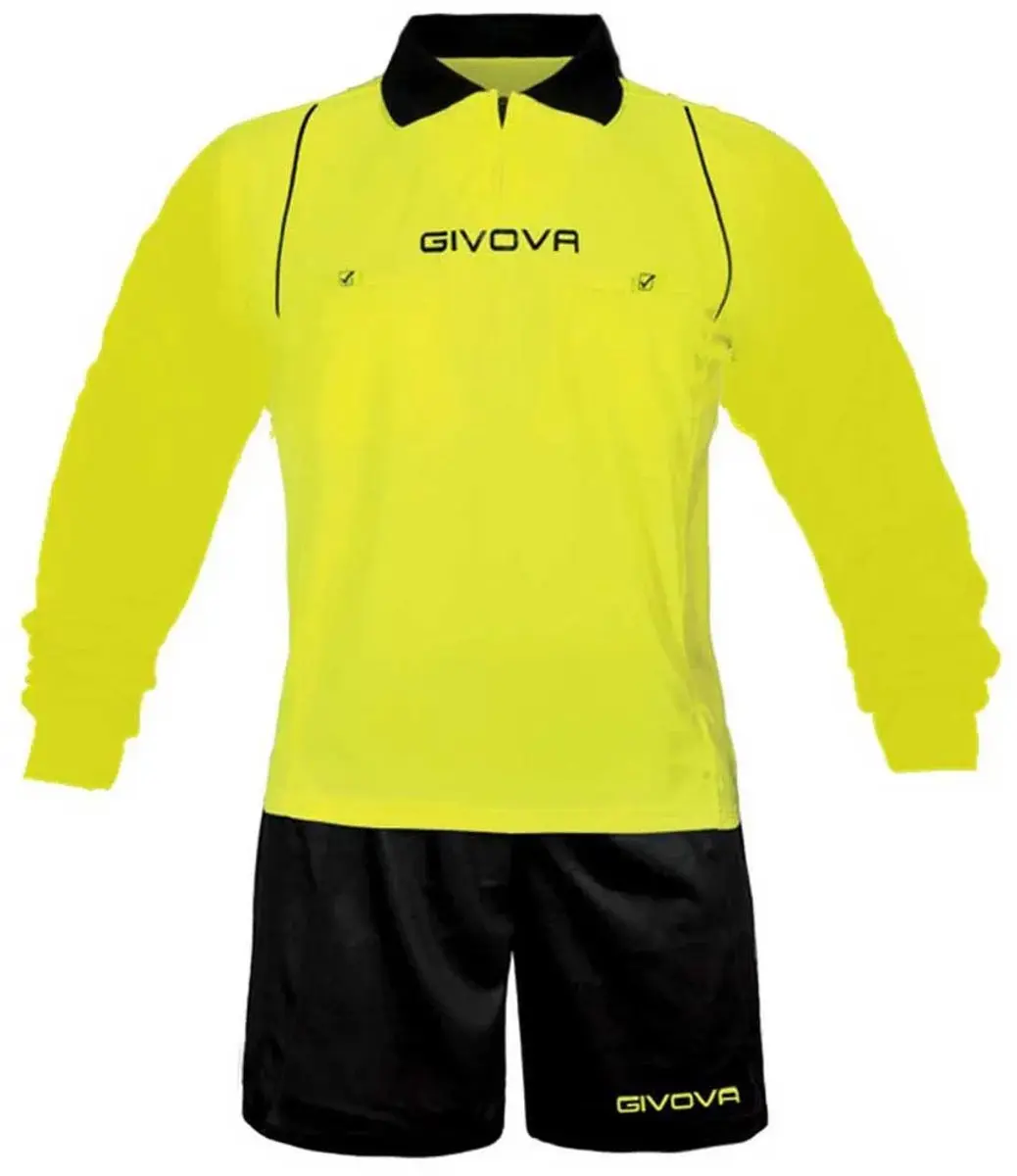 Givova Arbitro Set Geel/Zwart - XL - Scheidsrechterskleding - afbeelding 2 van 2